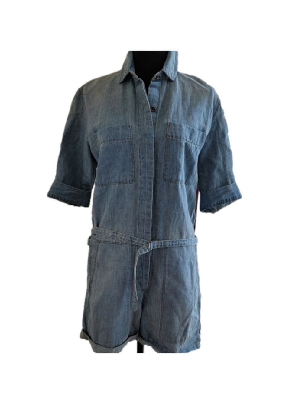 GAP 1969 Denim Chambry Romper Size XS EUC